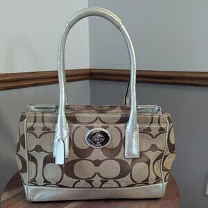 Coach Hampton Madeline Signature Satchel 11557